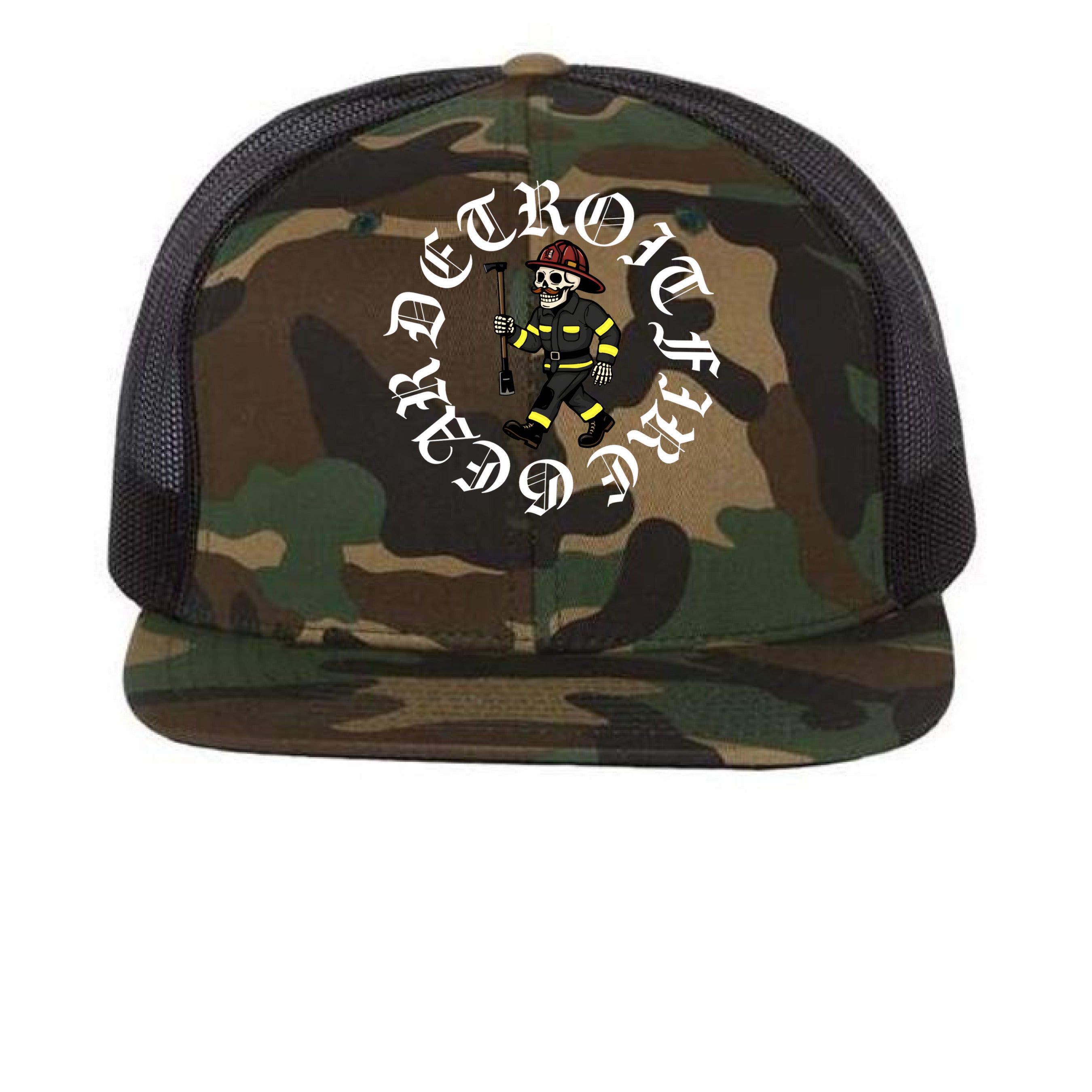 Green Camo/ Black - FRONT