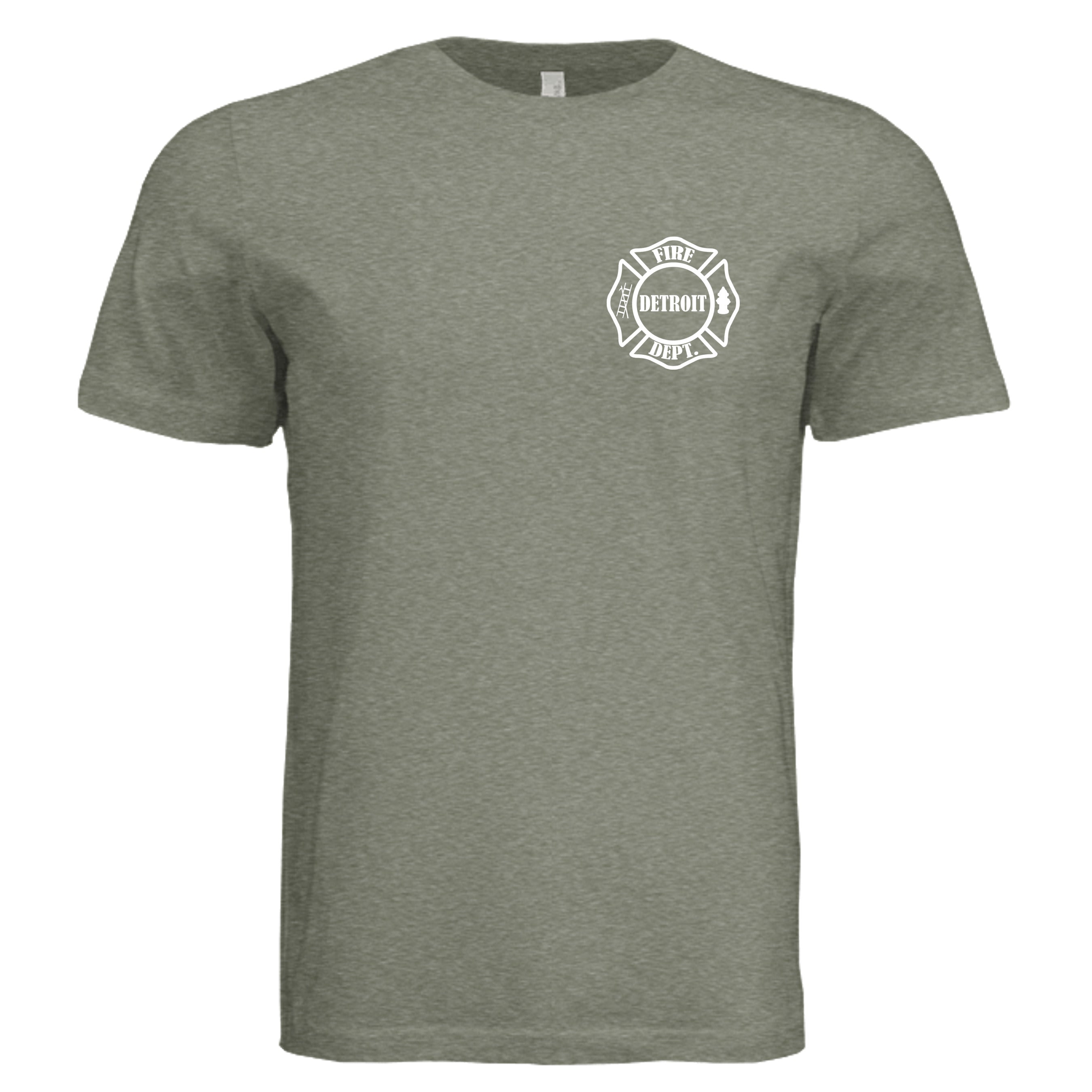 Military Green Triblend - 3413C - FRONT