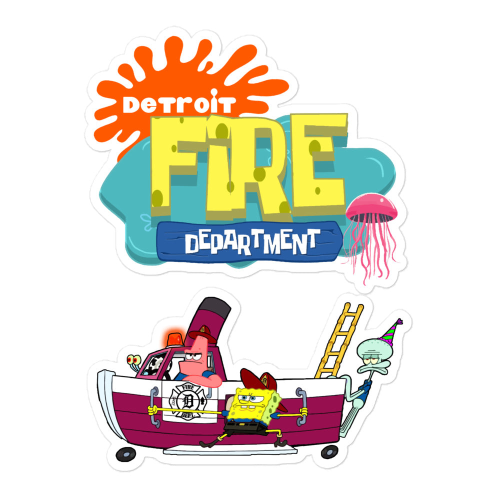 Firebob Manpants Sticker